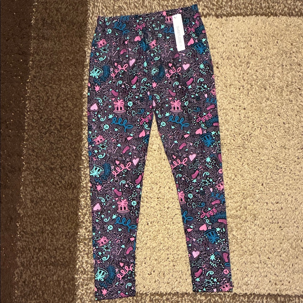 Sweetlegs Vibrant Birthday Patterned Women's Leggings
